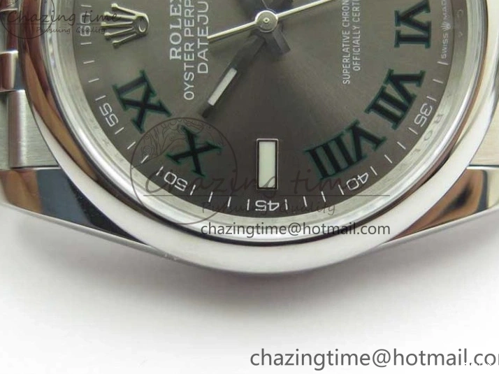 MiroTime 0420 Durable DateJust 36 SS 126200 BP Maker 1:1 Best Edition Gray Roman Dial on Jubilee Bracelet 2530